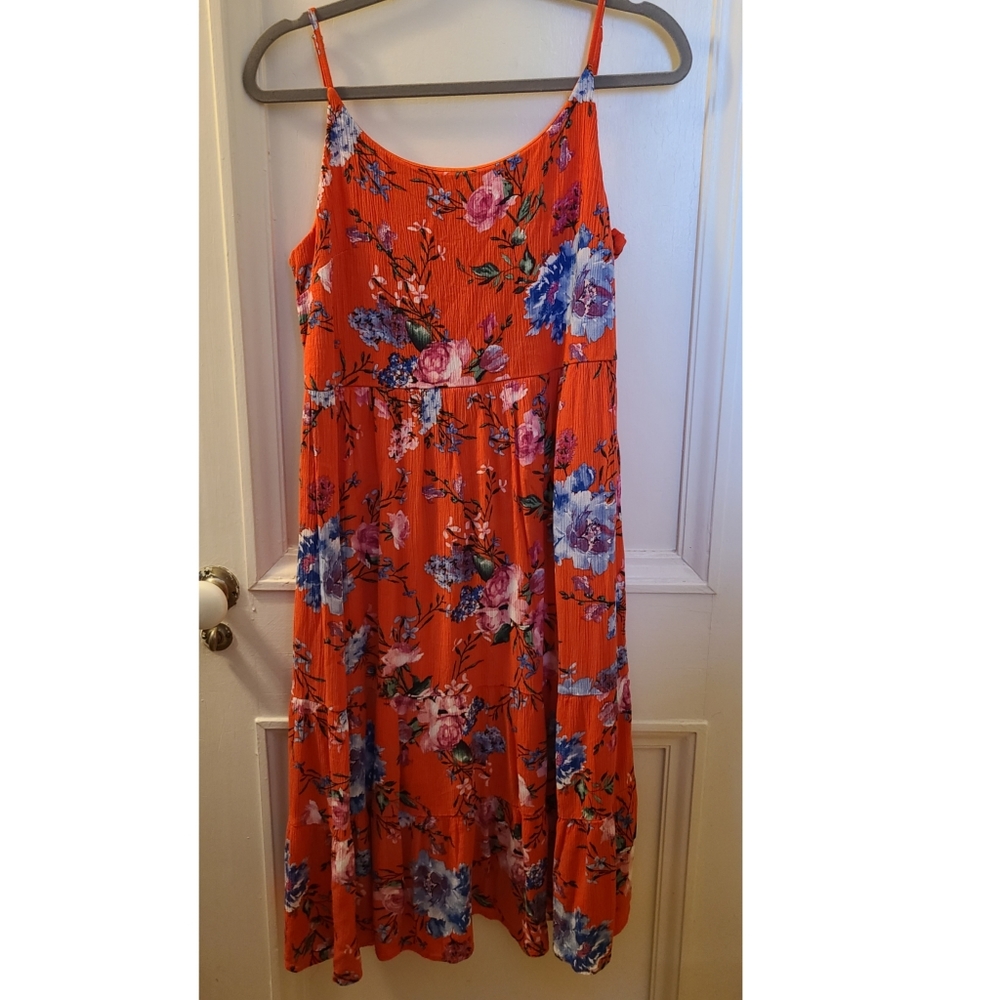 Floral midi dress